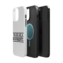 DistinctInk ToughCase for Apple iPhone, Compatible with MagSafe Charging - Blablabla Go Workout.
