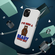 DistinctInk ToughCase for Apple iPhone, Compatible with MagSafe Charging - I've Been A Beary Good Boy