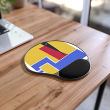 DistinctInk Mouse Pad With Wrist Rest - Mid-Century Modern