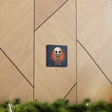 DistinctInk Canvas Wall Art with Skelly's Halloween Bash for Halloween