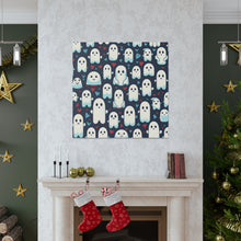 DistinctInk Canvas Wall Art with Skelephants and Ghostly Ghouls for Halloween