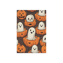 DistinctInk Garden & House Banner / Flag with Haunted Skeleton Pumpkin Patch Design for Halloween