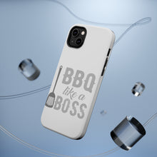 DistinctInk ToughCase for Apple iPhone, Compatible with MagSafe Charging - BBQ Like a Boss Barbecue