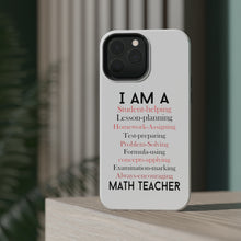 DistinctInk ToughCase for Apple iPhone, Compatible with MagSafe Charging - Teacher Student Helping Homework Encourage