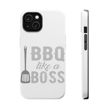 DistinctInk ToughCase for Apple iPhone, Compatible with MagSafe Charging - BBQ Like a Boss Barbecue