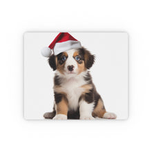 DistinctInk Mouse Pad - 1/4" Foam Rubber - Australian Shepherd Puppy