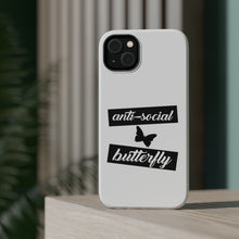 DistinctInk ToughCase for Apple iPhone, Compatible with MagSafe Charging - Anti-Social Butterfly