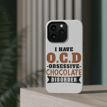 DistinctInk ToughCase for Apple iPhone, Compatible with MagSafe Charging - OCD Obsessive Chocolate Disorder