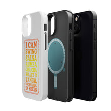 DistinctInk ToughCase for Apple iPhone, Compatible with MagSafe Charging - Swing Salsa Rumba Cha Cha Waltz in Heels