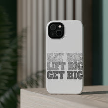 DistinctInk ToughCase for Apple iPhone, Compatible with MagSafe Charging - Eat Big Lift Big Get Big