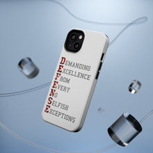 DistinctInk ToughCase for Apple iPhone, Compatible with MagSafe Charging - DEFENSE Demanding Excellence