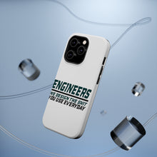 DistinctInk ToughCase for Apple iPhone, Compatible with MagSafe Charging - Engineers Design What You Use Everyday