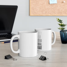 DistinctInk Glossy White Coffee / Tea Mug - Teacher I Prefer Educational Rockstar