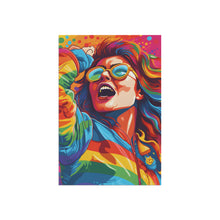 DistinctInk Garden & House Banner Flag with Addictive Adventure Story Design for LGBTQ+ Pride