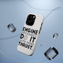 DistinctInk ToughCase for Apple iPhone, Compatible with MagSafe Charging - Engine Mechanics Do It With More Thrust