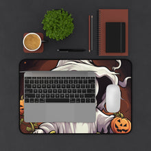 DistinctInk Desk Mat with Trick or Treat Ghost-O-Lantern Design for Halloween