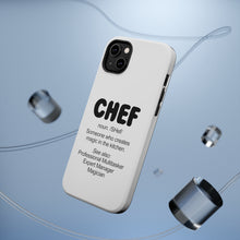 DistinctInk ToughCase for Apple iPhone, Compatible with MagSafe Charging - Chef Definition - Magic in the Kitchen