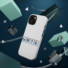 DistinctInk ToughCase for Apple iPhone, Compatible with MagSafe Charging - Lawyer Elements Periodic Table