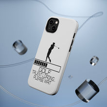 DistinctInk ToughCase for Apple iPhone, Compatible with MagSafe Charging - Golf Talent Loading Please Wait