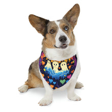 DistinctInk Adjustable Pet Banana Collar with A Life Of Adventure Design for Halloween LGBTQ+ Pride