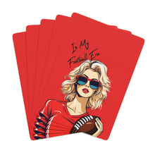 DistinctInk Playing Poker Cards with In My Football Era design