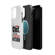 DistinctInk ToughCase for Apple iPhone, Compatible with MagSafe Charging - I'm the Chef Get Over it