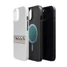 DistinctInk ToughCase for Apple iPhone, Compatible with MagSafe Charging - Chocolate The Most Essential Element