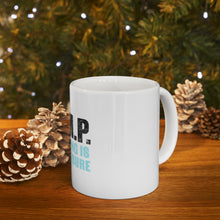 DistinctInk Glossy White Coffee / Tea Mug - PIMP - Punching Is My Pleasure