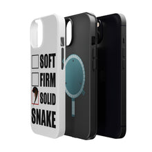 DistinctInk ToughCase for Apple iPhone, Compatible with MagSafe Charging - Soft Firm Solid Snake