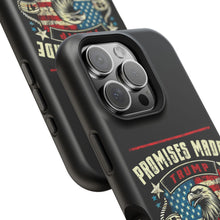 DistinctInk Tough Case for iPhone, Compatible with MagSafe Charging | Trump - Promises Made, Promises Kept | Conservative