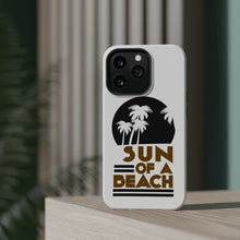 DistinctInk ToughCase for Apple iPhone, Compatible with MagSafe Charging - Sun of a Beach