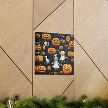DistinctInk Canvas Wall Art with The Halloween Spell for Halloween