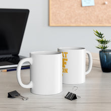 DistinctInk Glossy White Coffee / Tea Mug - What Off Season? Basketball