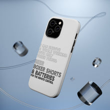 DistinctInk ToughCase for Apple iPhone, Compatible with MagSafe Charging - Can Survive with Only Beer Boxers Batteries