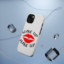 DistinctInk ToughCase for Apple iPhone, Compatible with MagSafe Charging - Wake Up and Make Up