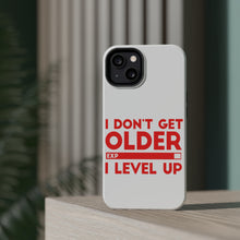 DistinctInk ToughCase for Apple iPhone, Compatible with MagSafe Charging - I Don't Get Older I Level Up - Gamer