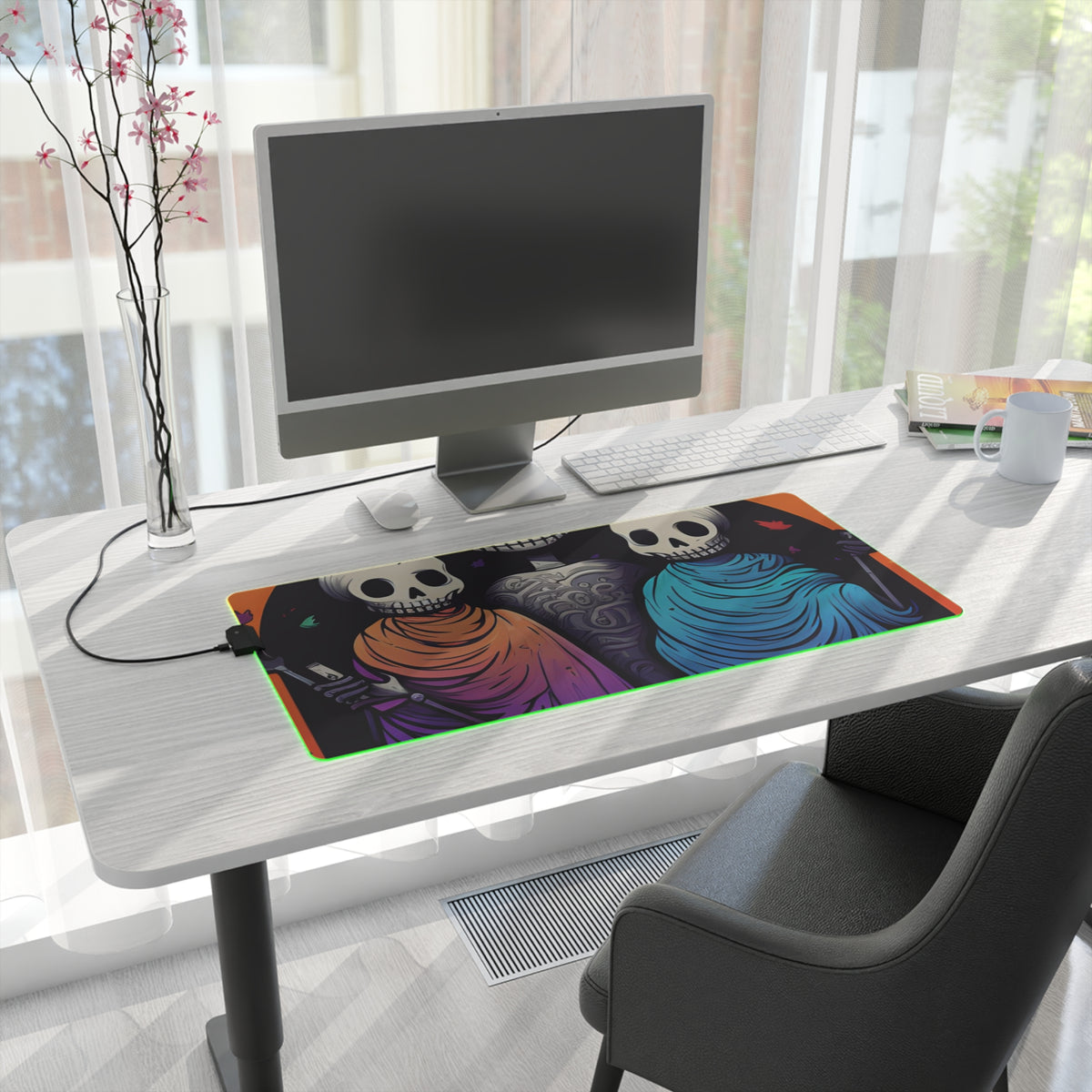 LED Gaming Mouse Pad with The Paths We Choose Design for Halloween LGBTQ+ Pride, view 25