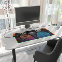 DistinctInk LED Gaming Mouse Pad with The Paths We Choose Design for Halloween  LGBTQ+ Pride