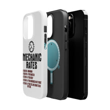 DistinctInk ToughCase for Apple iPhone, Compatible with MagSafe Charging - Mechanic Rates More If You Watch Help