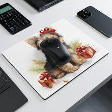 DistinctInk Mouse Pad - 1/4" Foam Rubber - Silky Terrier Puppy Drawing