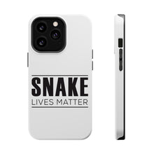 DistinctInk ToughCase for Apple iPhone, Compatible with MagSafe Charging - SNAKE Lives Matter