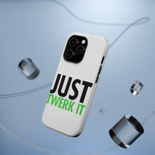 DistinctInk ToughCase for Apple iPhone, Compatible with MagSafe Charging - Just Twerk It