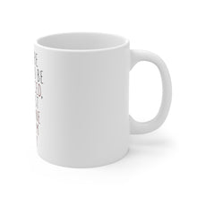 DistinctInk Glossy White Coffee / Tea Mug - If You're Going to Be Two-Faced Make One Pretty