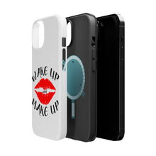 DistinctInk ToughCase for Apple iPhone, Compatible with MagSafe Charging - Wake Up and Make Up