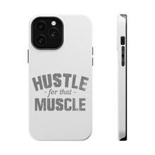 DistinctInk ToughCase for Apple iPhone, Compatible with MagSafe Charging - Hustle for that Muscle