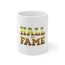DistinctInk Glossy White Coffee / Tea Mug - Hall of Fame