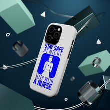 DistinctInk ToughCase for Apple iPhone, Compatible with MagSafe Charging - Stay Safe at Night Sleep With a Nurse