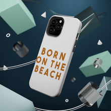 DistinctInk ToughCase for Apple iPhone, Compatible with MagSafe Charging - Born on the Beach
