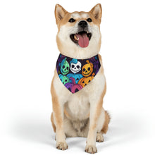 DistinctInk Adjustable Pet Banana Collar with Creating Lasting Memories Design for Halloween LGBTQ+ Pride
