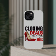 DistinctInk ToughCase for Apple iPhone, Compatible with MagSafe Charging - Closing Deals in High Heels